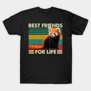 Whisker Wonderland Unique Tee Showcasing the Charm of Red Pandas T-Shirt